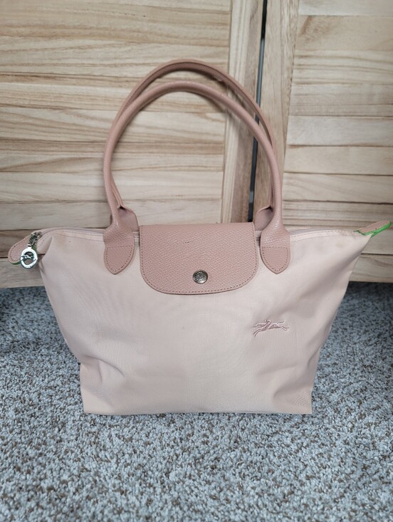 Longchamp Handbags - LONGCHAMP Pliage M Tote Bag Nylon , Light Pink Tea